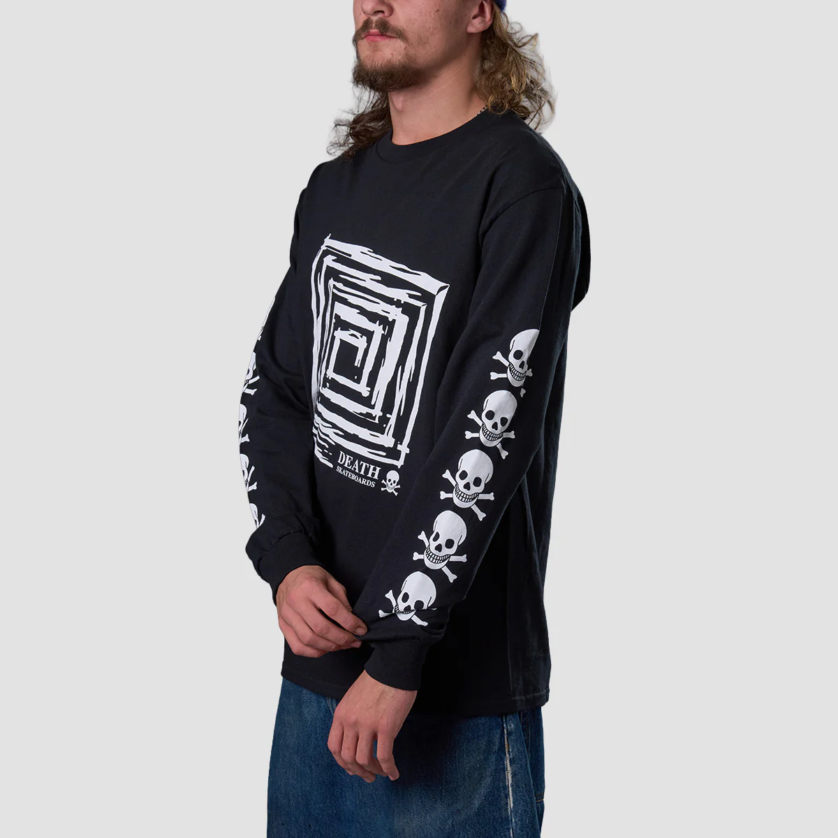Death Downward Spiral Longsleeve T-Shirt Black - Image 2