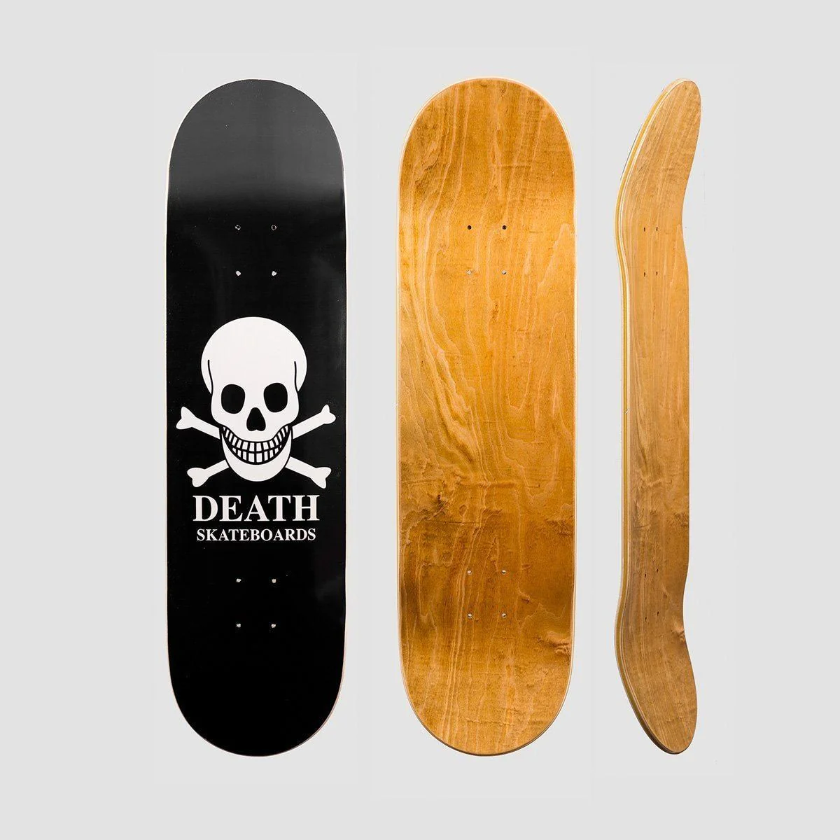 Death OG Skull Skateboard Deck Black - 8.5" - Image 2