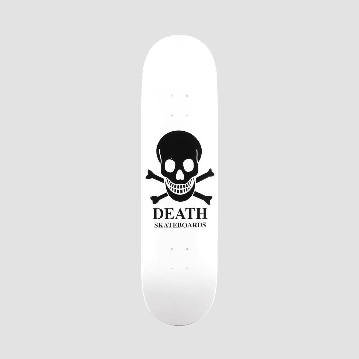 Death OG Skull Skateboard Deck White - 8.25"