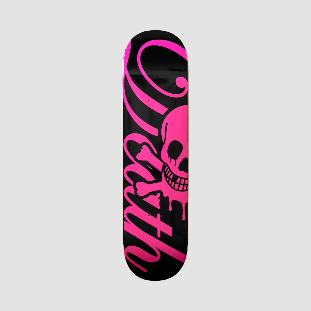 Death Script Popsicle² Shape Skateboard Deck Black/Pink - 8.25"