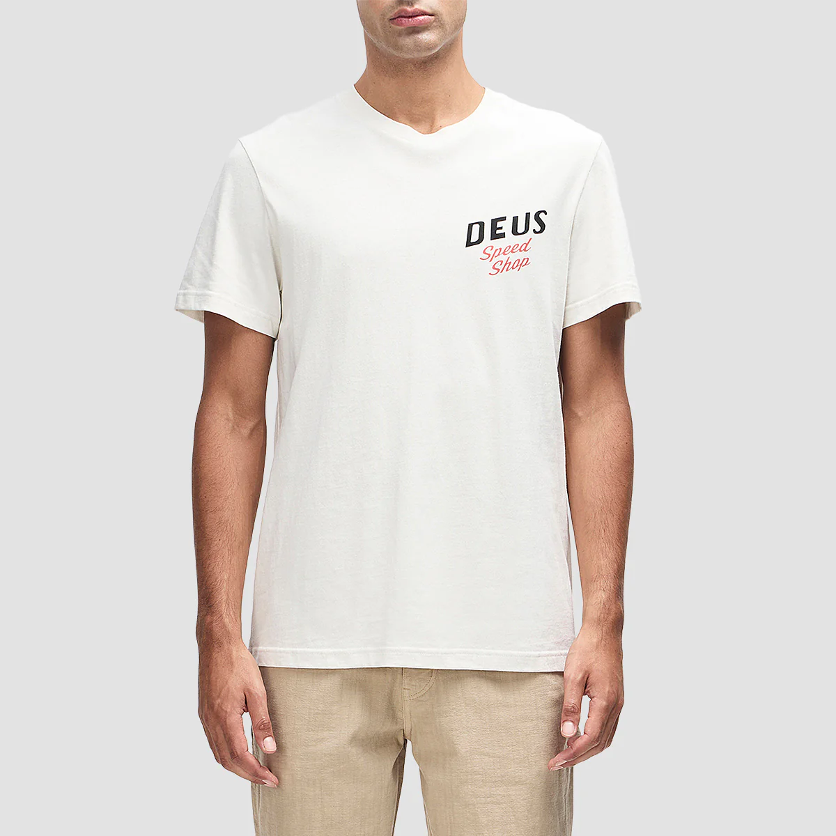 Deus Dogleg T-Shirt Dirty White - Image 2