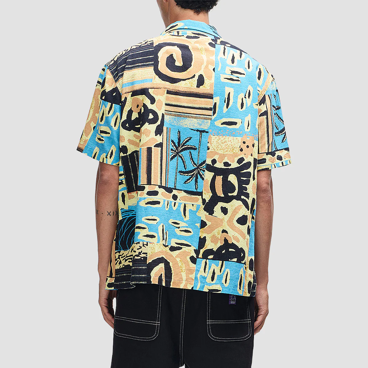Deus Freamon Short Sleeve Shirt Yellow - Image 2