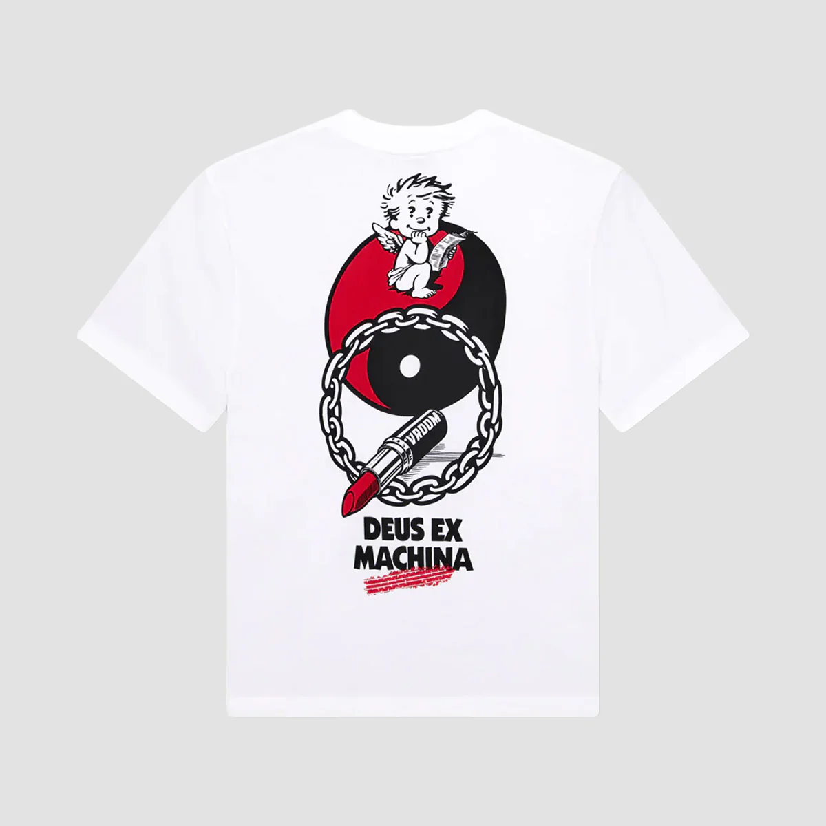 Deus Roughneck T-Shirt Vintage White - Image 2