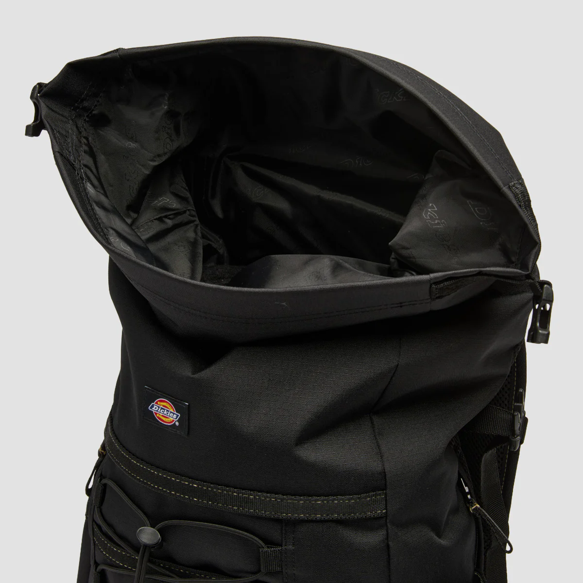 Dickies Ashville Utility Roll Top Backpack Black - Image 3