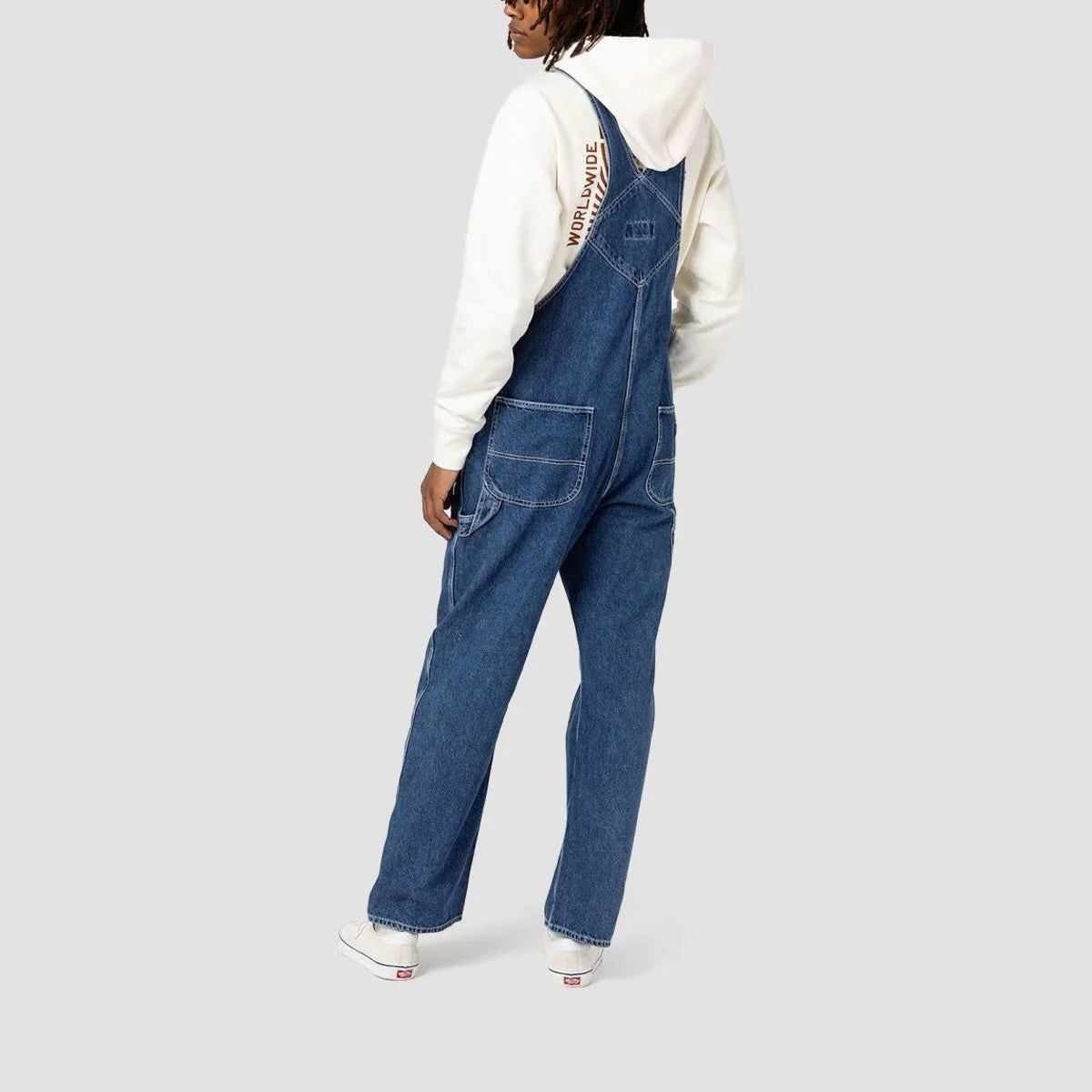 Dickies Classic Denim Bib Pants Classic Blue - Image 2