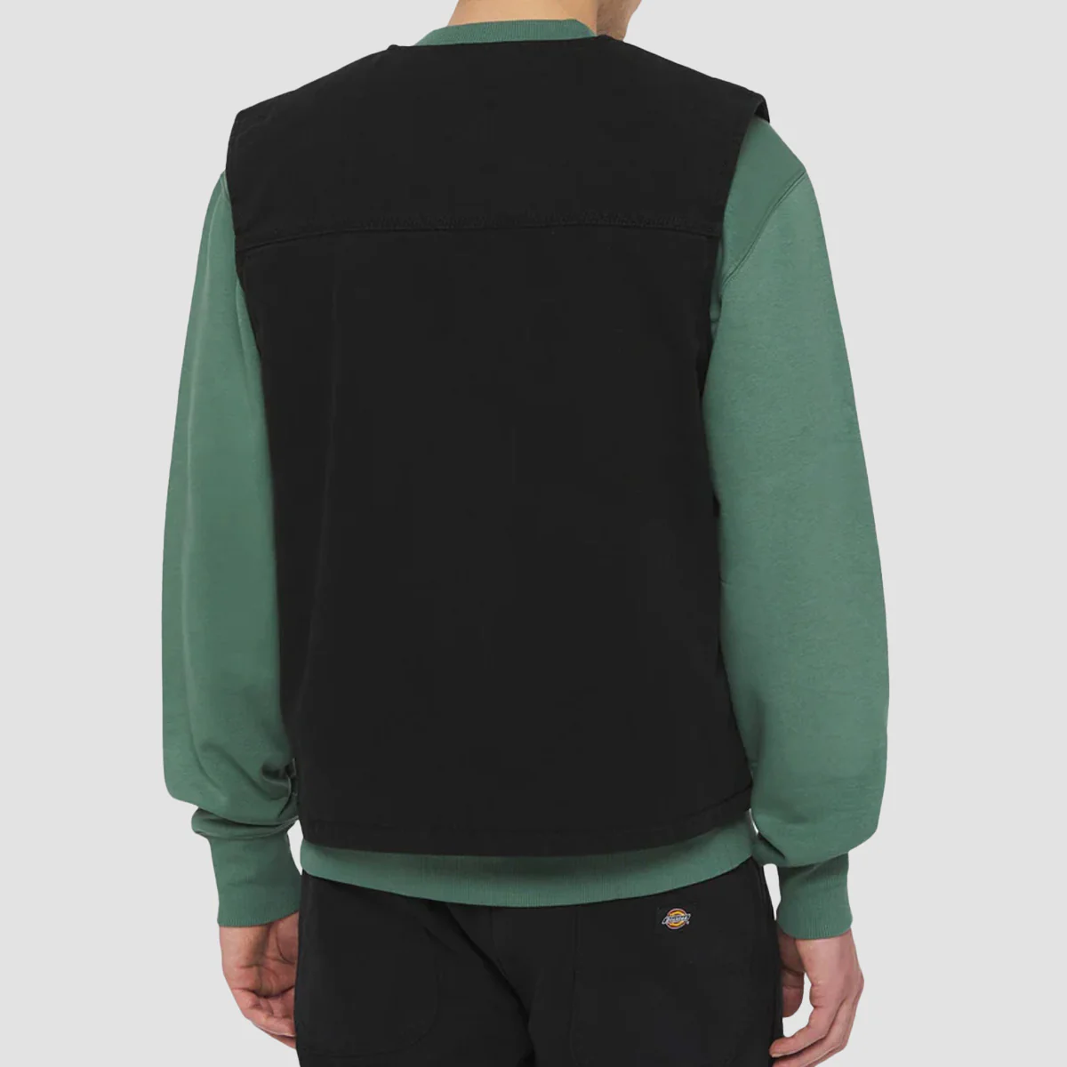 Dickies Duck Canvas Summer Vest Jacket SW Black - Image 2