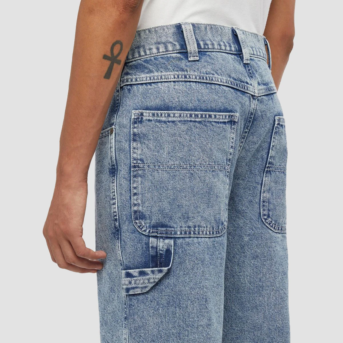 Dickies Garyville Jeans Blue Marble Wash - Image 4