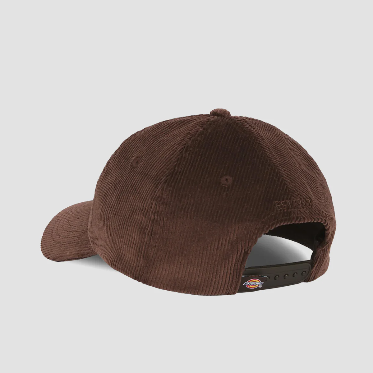 Dickies Hardwick Corduroy Cap Chocolate Brown - Image 2