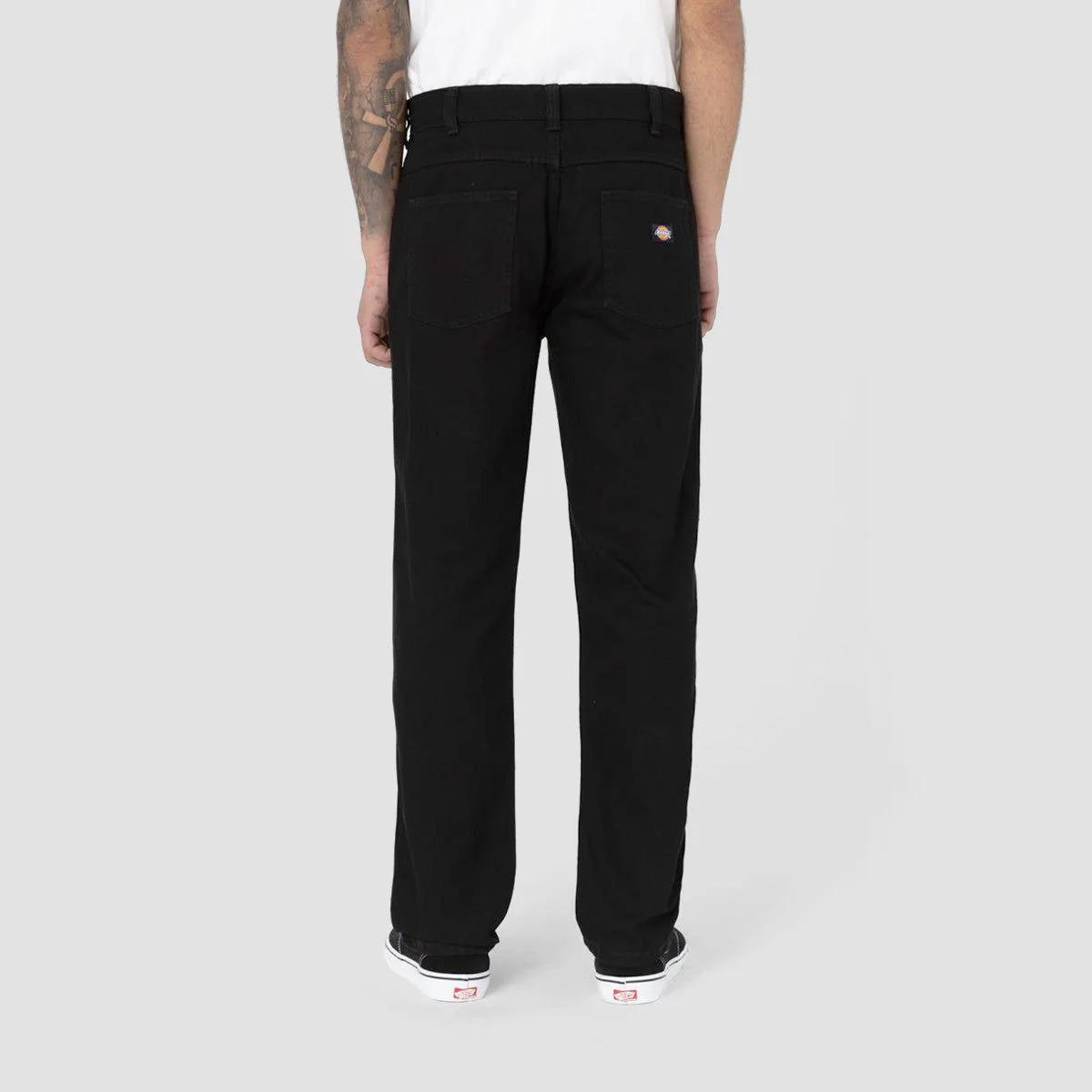 Dickies Houston Denim Relaxed Fit Jeans Rinsed Black - Image 2