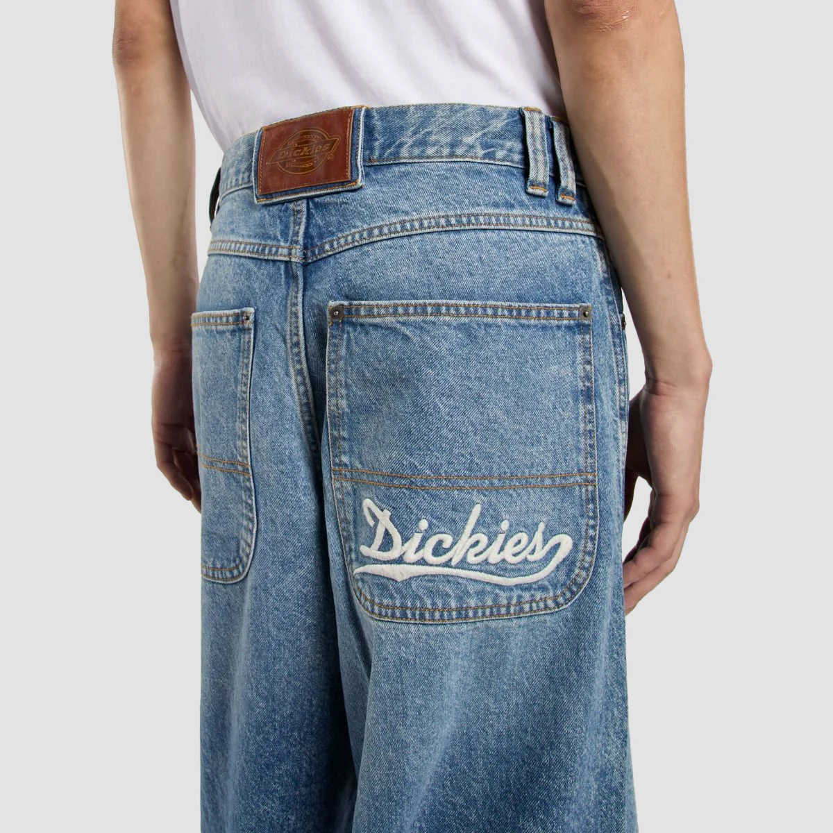 Dickies Loose Wave Baggy Jeans Rinsed Fade - Image 3