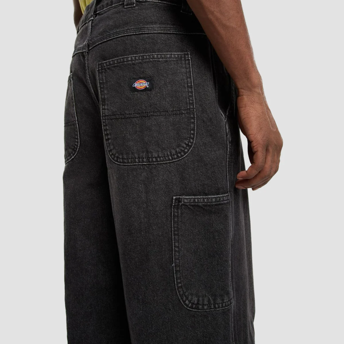 Dickies Madison Baggy Fit Jeans Black Wash Faded - Image 3