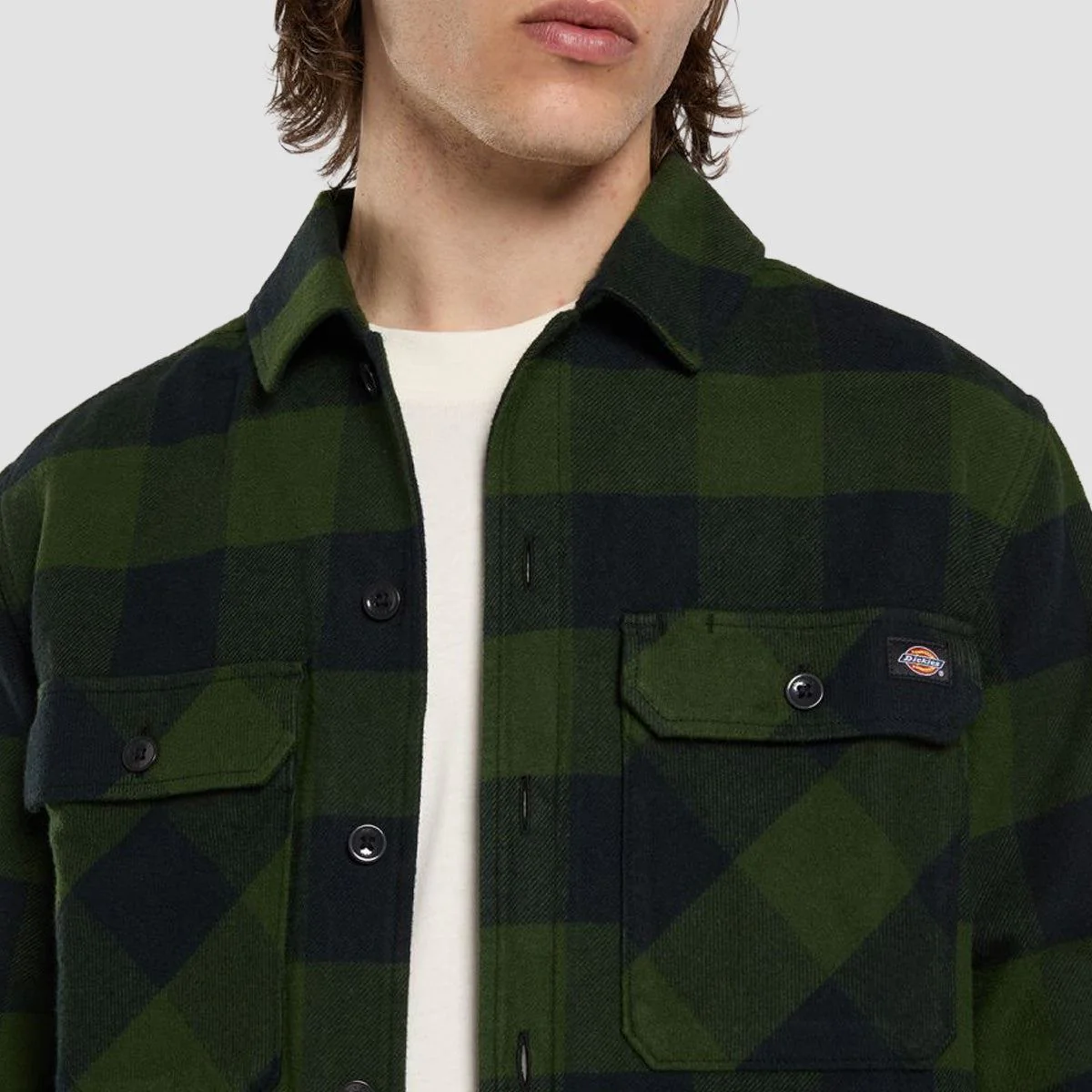 Dickies New Sacramento Longsleeve Shirt Pineneedle - Image 3