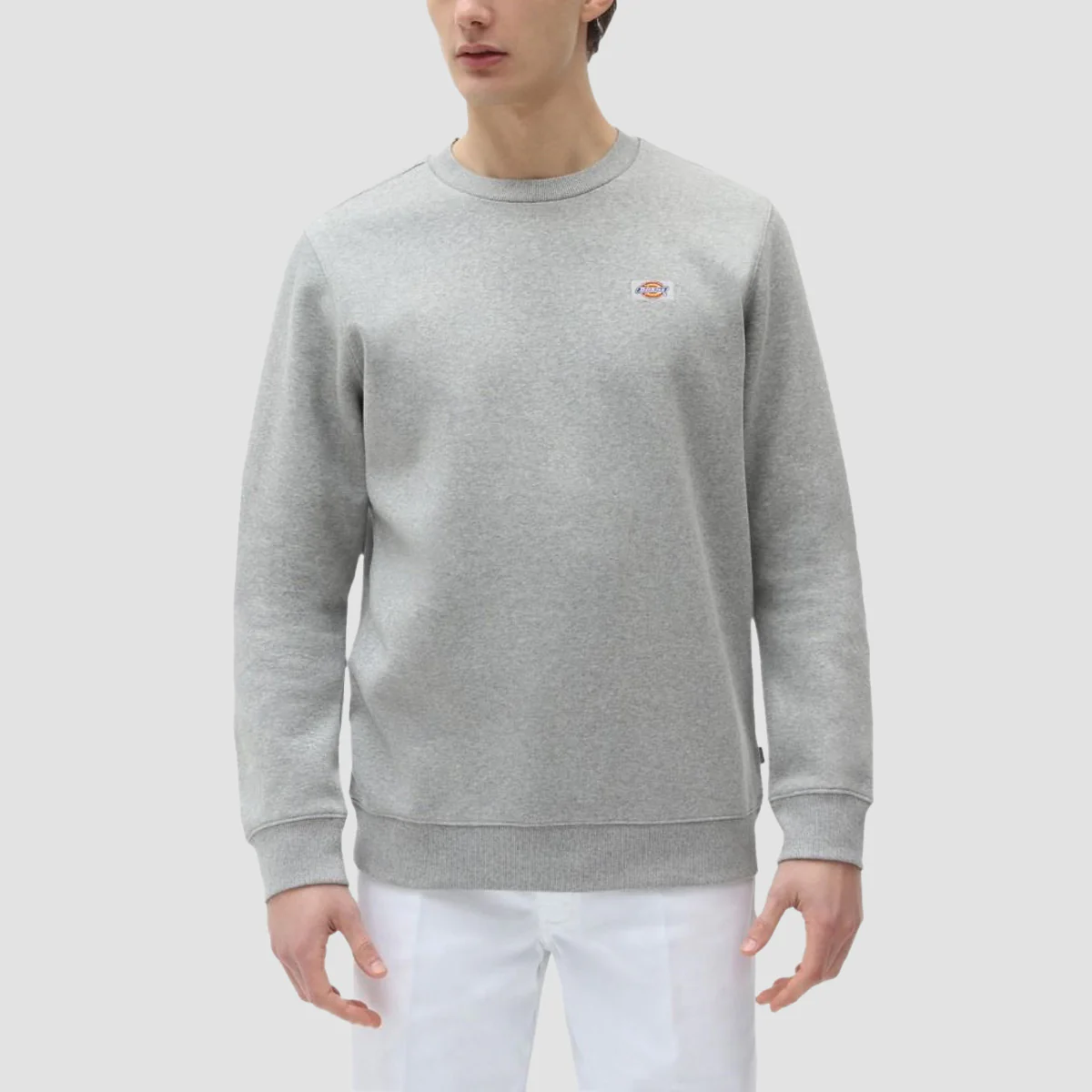 Dickies Oakport Crew Sweatshirt Heather Grey