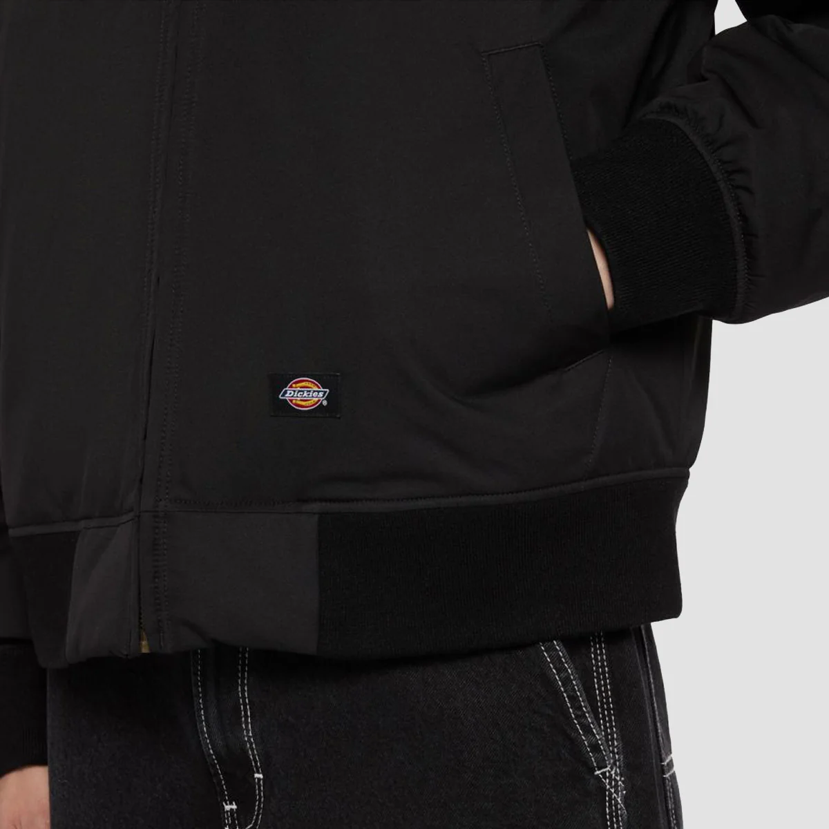 Dickies Plains Bomber Jacket Black - Image 2