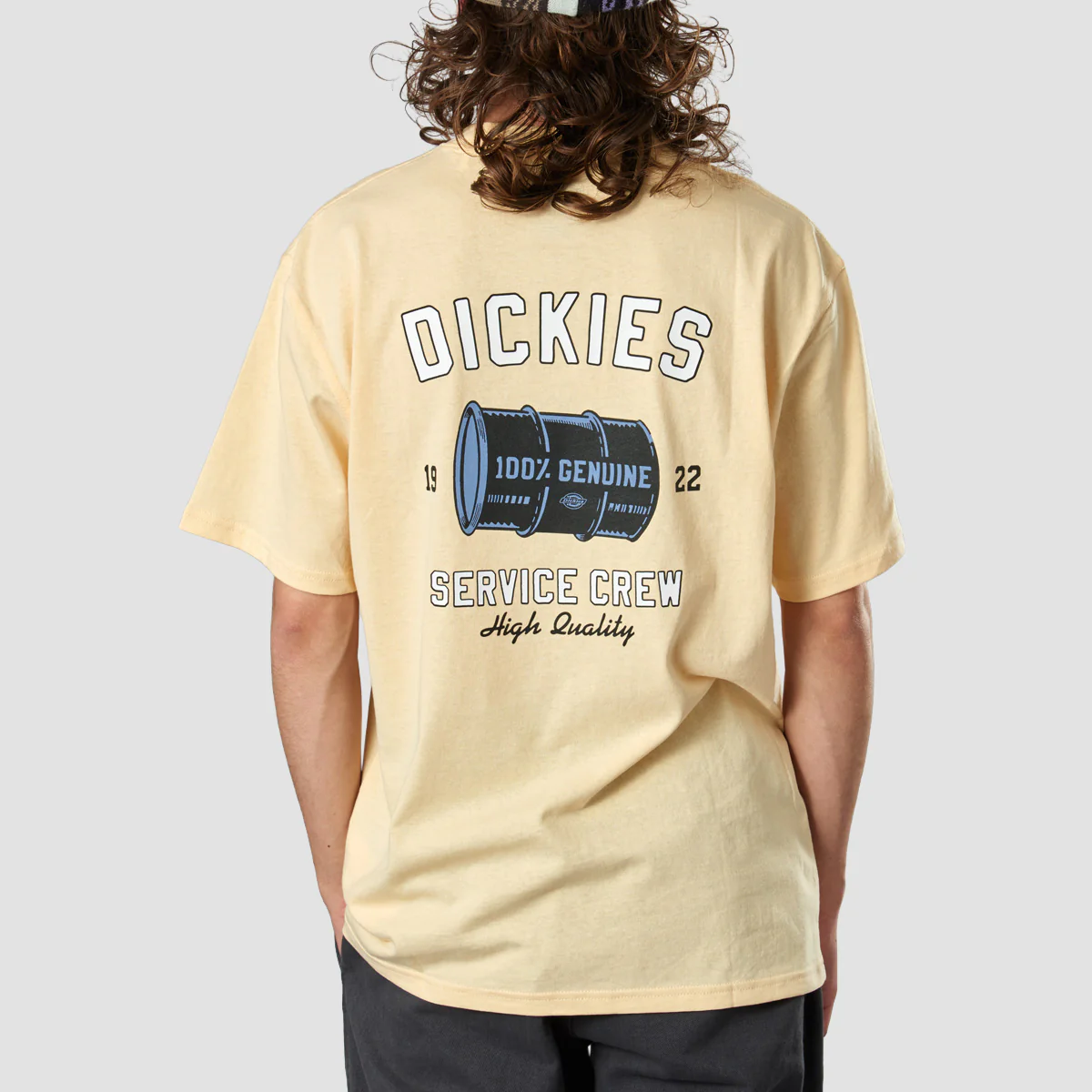 Dickies Service Crew T-Shirt Corn Husk - Image 2