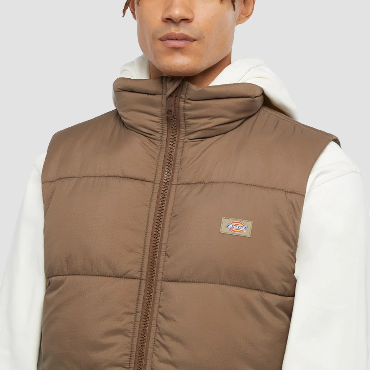 Dickies Waldenburg Vest Jacket Mushroom - Image 3