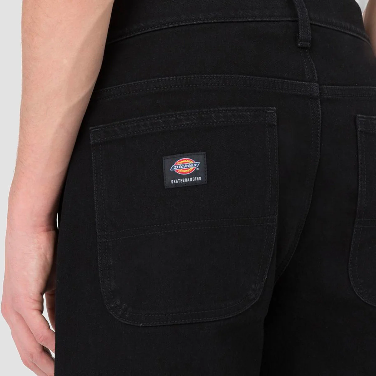 Dickies Wingville Loose Fit Jeans Black - Image 4