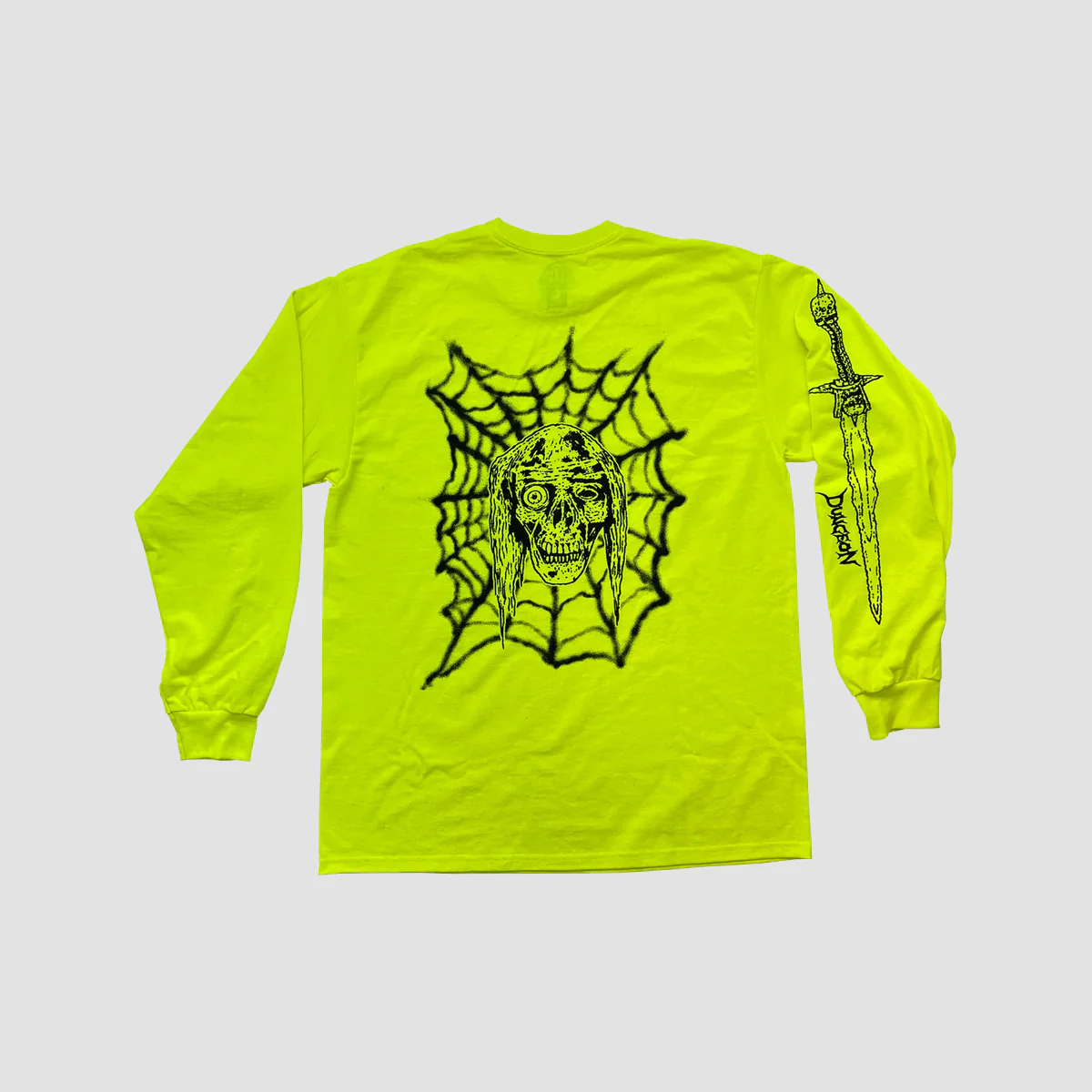 Dungeon Severed Survival Longsleeve T-Shirt Safety Yellow