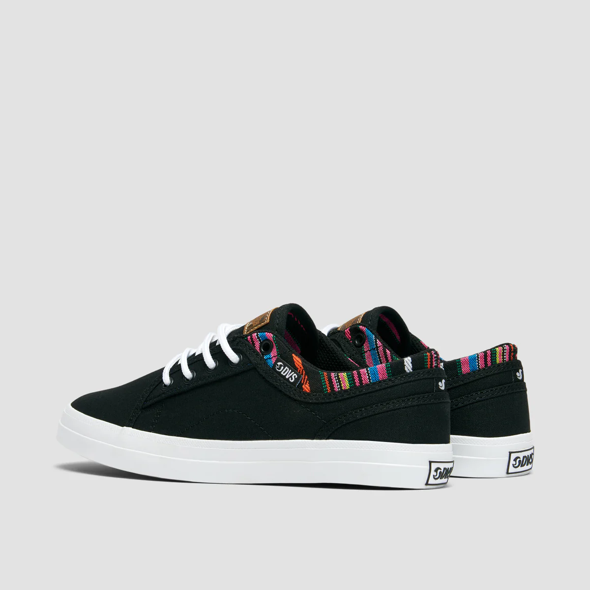 DVS Aversa+ Shoes - Black/Multi Canvas - Womens - Image 3