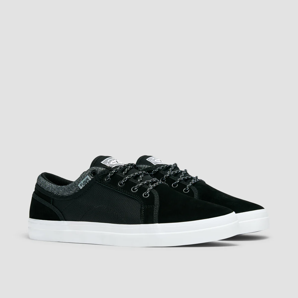 DVS Aversa+ Shoes - Black/White Suede - Image 2