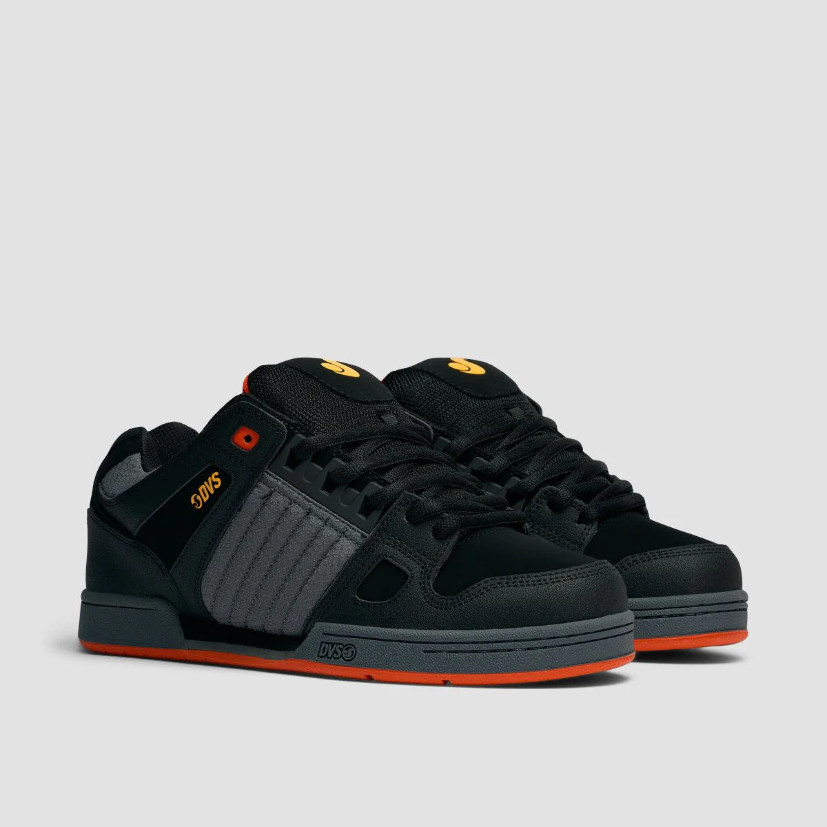 DVS Celsius Shoes - Black/Fiery Red/Yellow Nubuck - Image 2