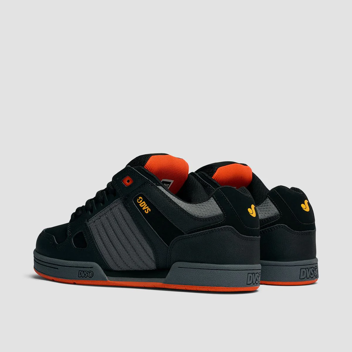DVS Celsius Shoes - Black/Fiery Red/Yellow Nubuck - Image 3
