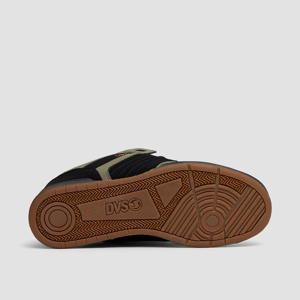 DVS Celsius Shoes - Black/Olive/Orange Nubuck - Image 5