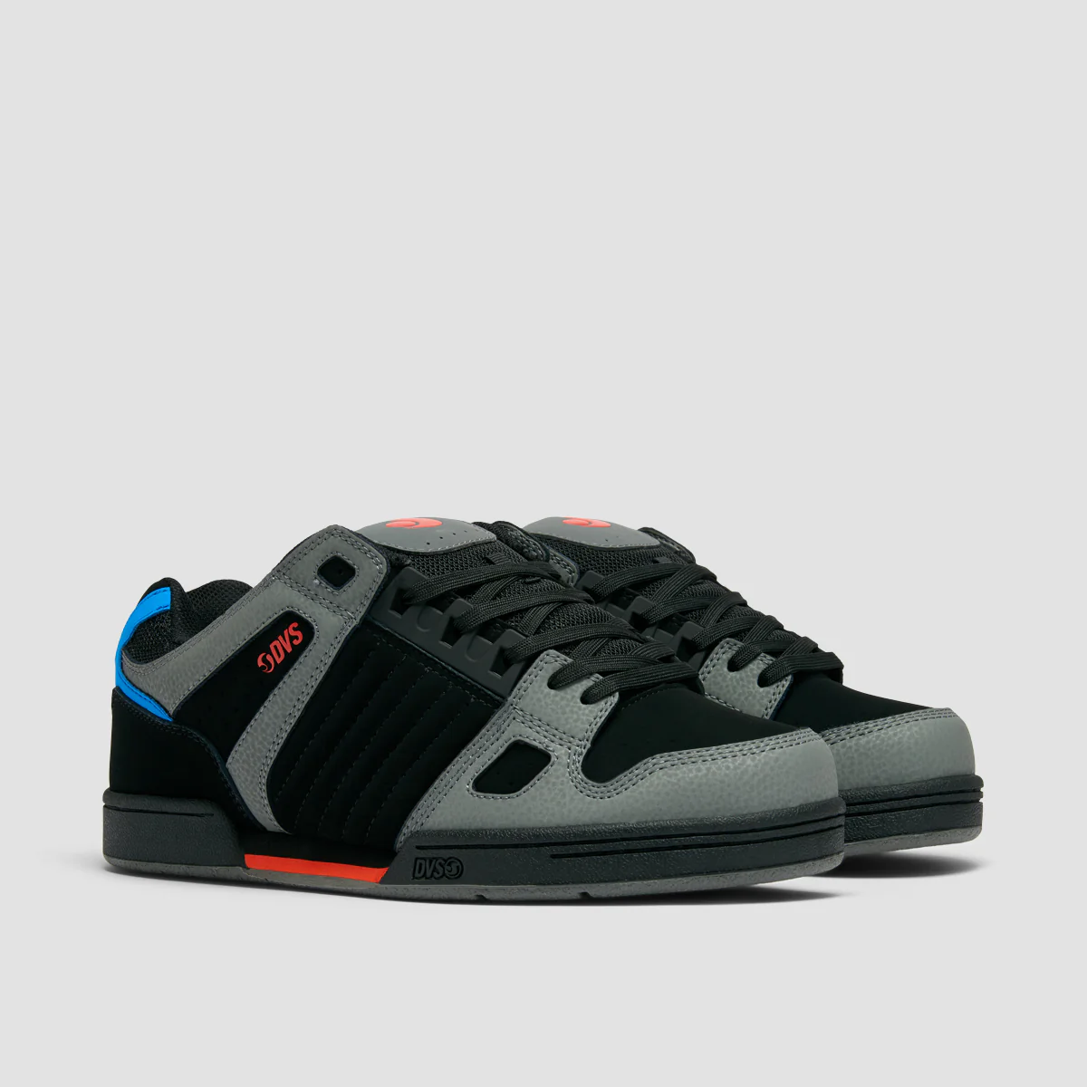 DVS Celsius Shoes - Black/Blue/Fiery Red Nubuck - Image 2
