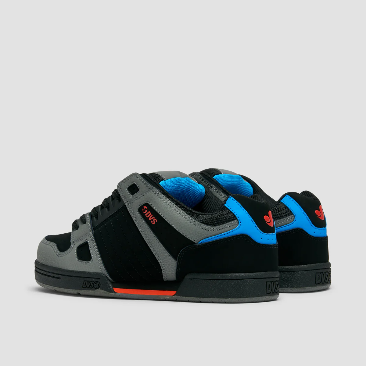 DVS Celsius Shoes - Black/Blue/Fiery Red Nubuck - Image 3