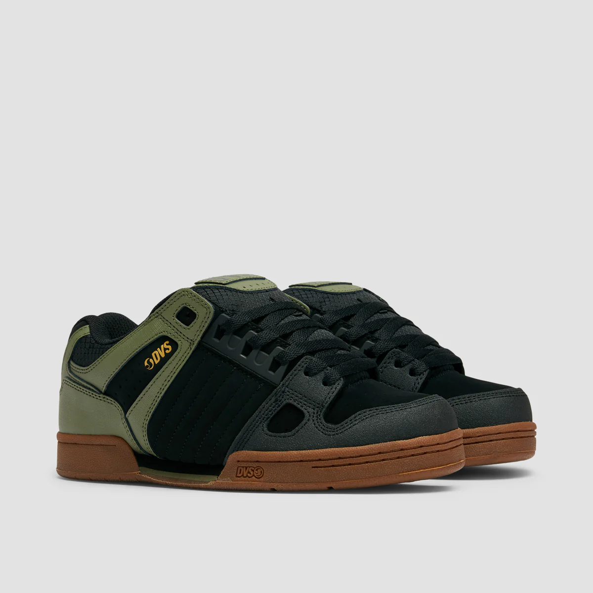 DVS Celsius Shoes - Black/Olive/Gum Nubuck - Image 2