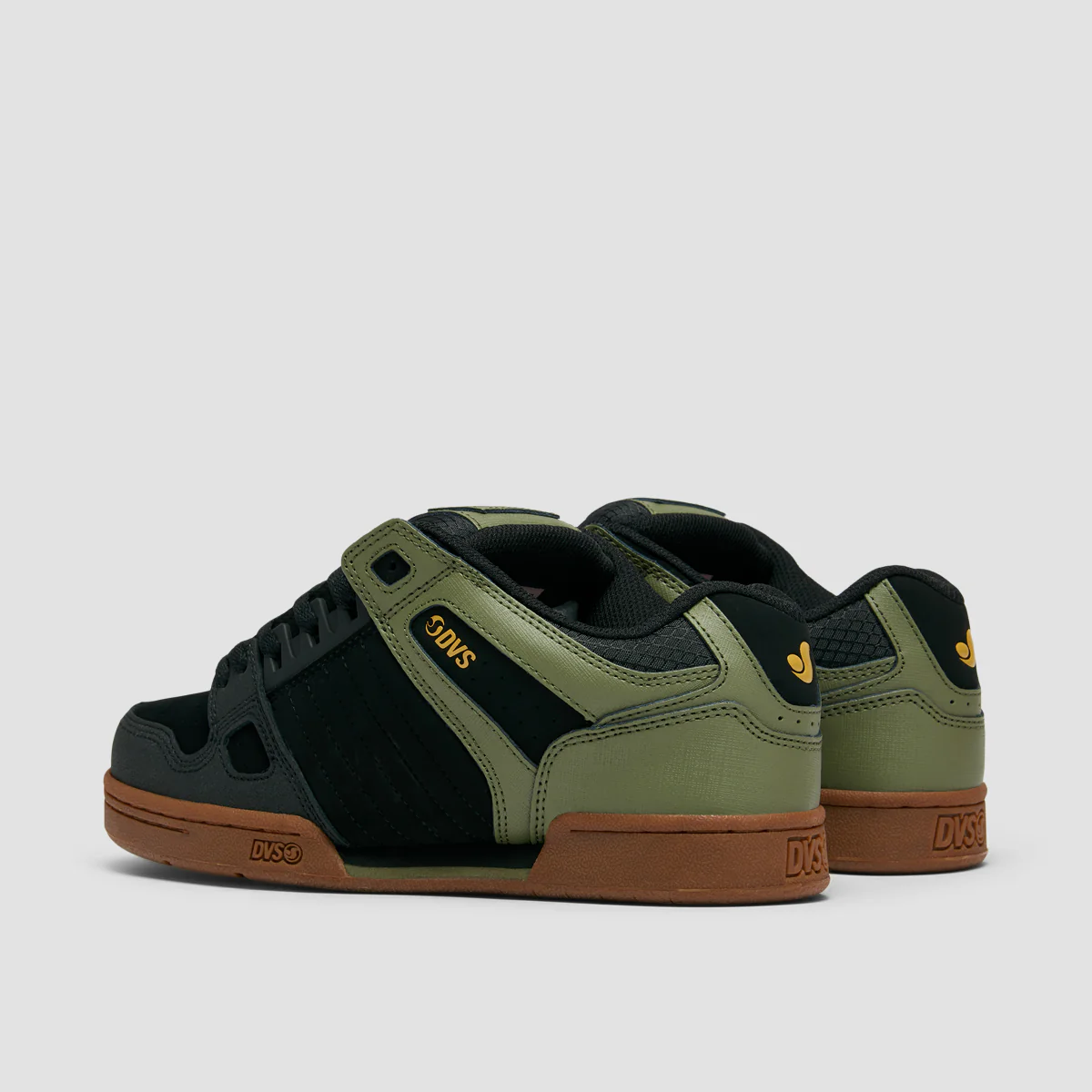 DVS Celsius Shoes - Black/Olive/Gum Nubuck - Image 3