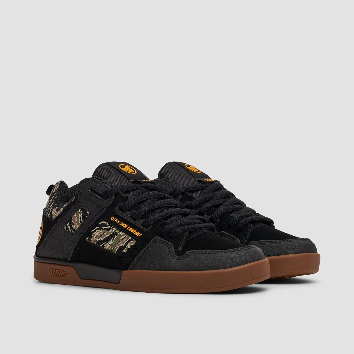 DVS Comanche 2.0+ Shoes - Black/Jungle/Camo Nubuck - Image 2