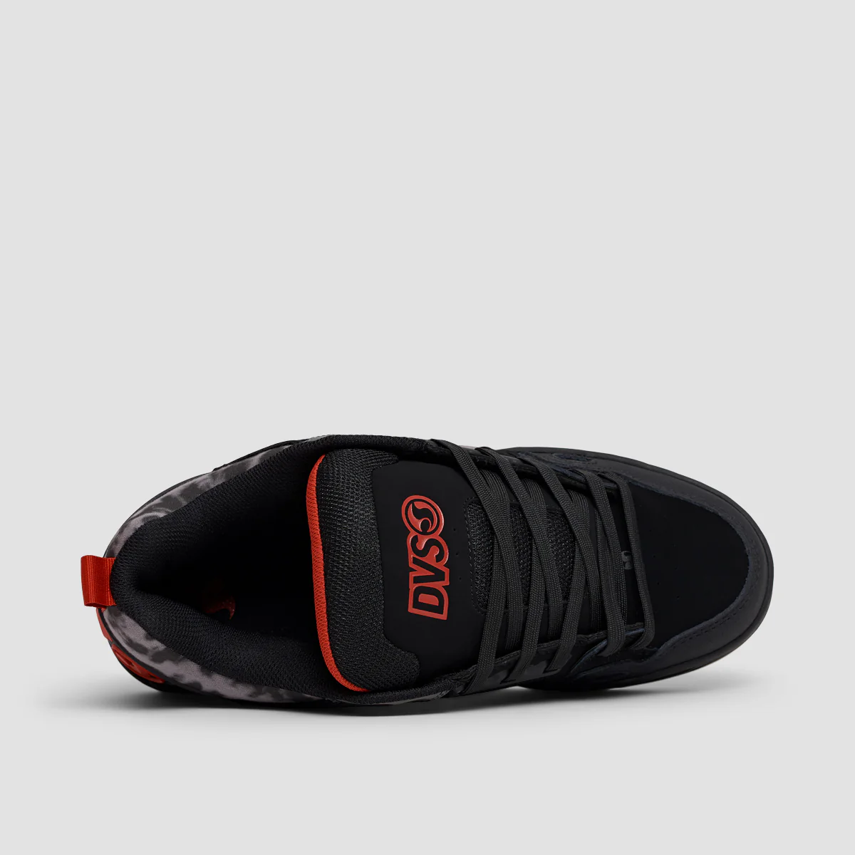 DVS Comanche Shoes - Black/Charcoal/Print Nubuck - Image 4