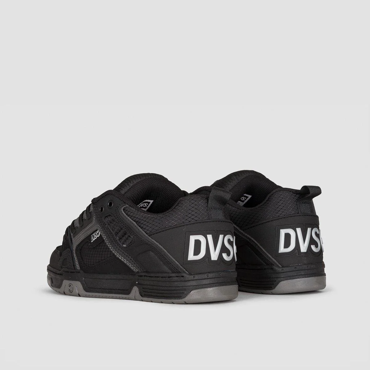 DVS Comanche Shoes - Black/Reflective/Charcoal/Nubuck - Image 3