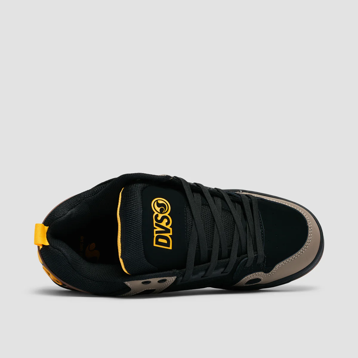 DVS Comanche Shoes - Brindle/Black/Yellow Nubuck - Image 4