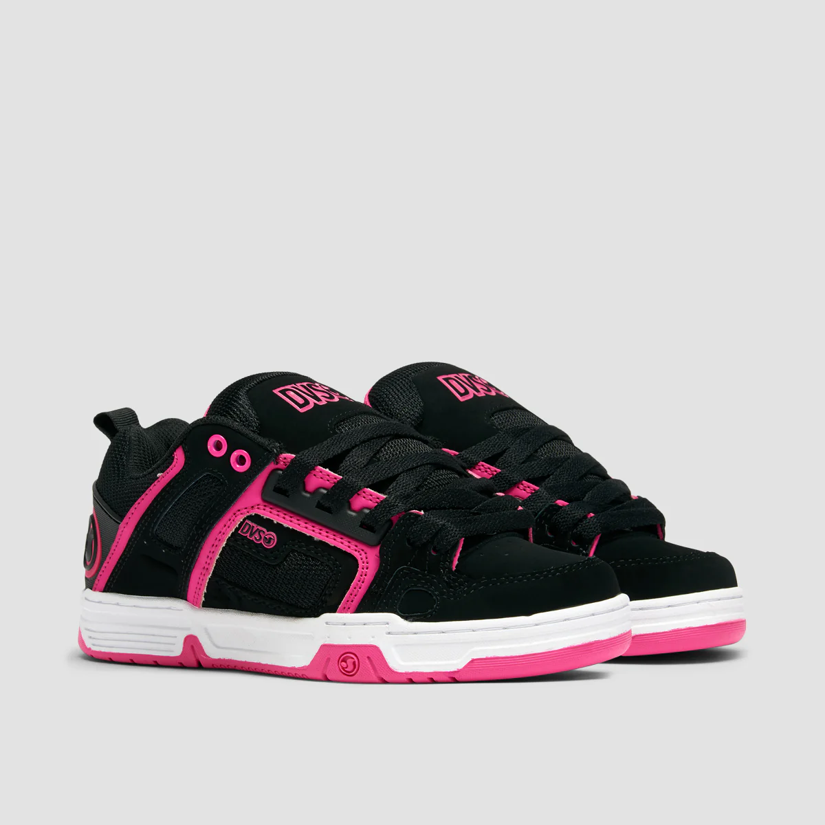 DVS Comanche Shoes - Black/Pink/White Nubuck - Womens - Image 2