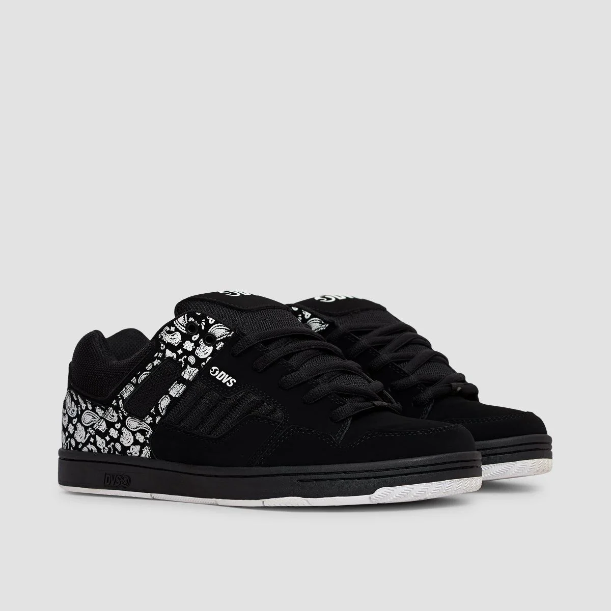 DVS Enduro 125 Shoes - Black/White/Print Nubuck - Image 2