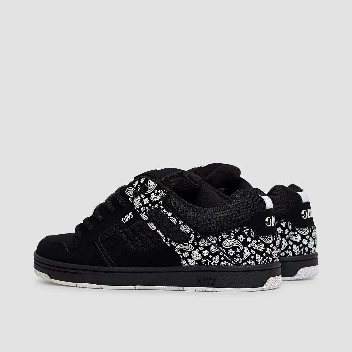 DVS Enduro 125 Shoes - Black/White/Print Nubuck - Image 3