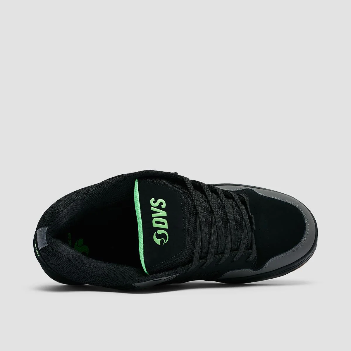DVS Enduro 125 Shoes - Charcoal/Black/Lime Nubuck - Image 4
