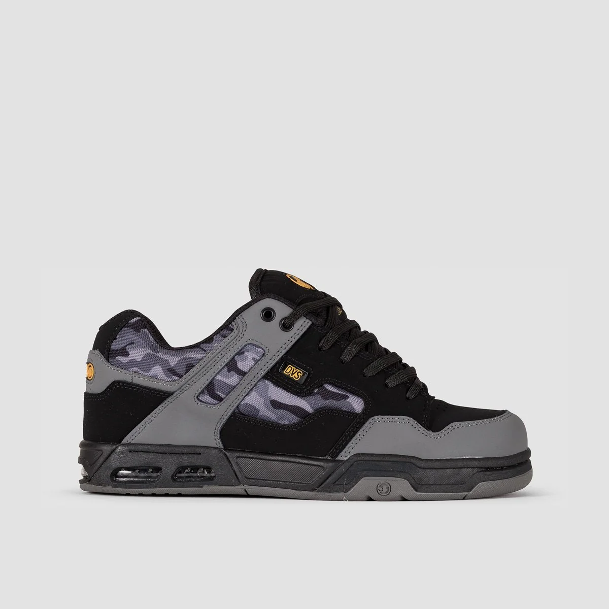 DVS Enduro Heir Shoes - Black/Charcoal/Camo Nubuck