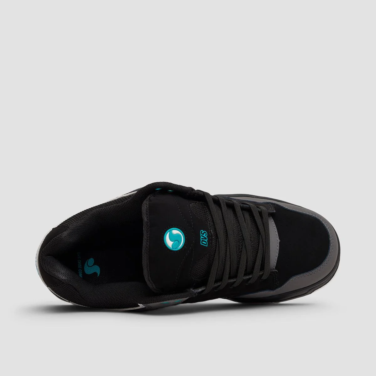 DVS Enduro Heir Shoes - Black/Charcoal/Turquoise Nubuck - Image 4