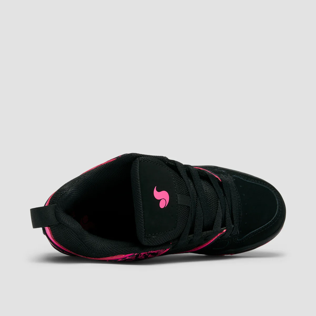 DVS Gambol Shoes - Black/Pink/Black Nubuck - Womens - Image 4