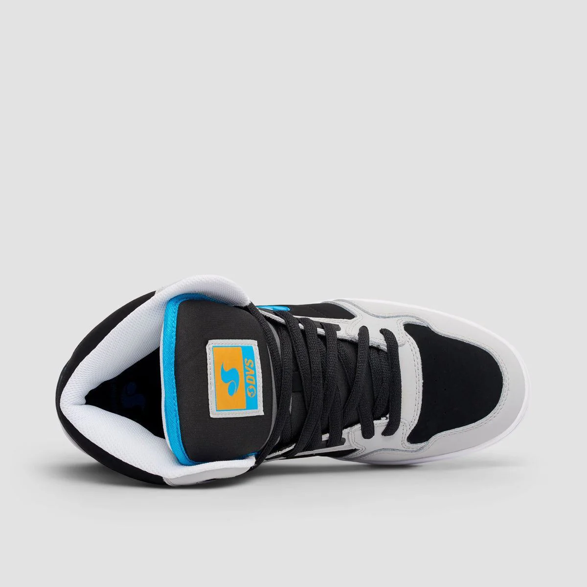 DVS Honcho High Top Shoes - Grey/Black/Blue Nubuck - Image 4