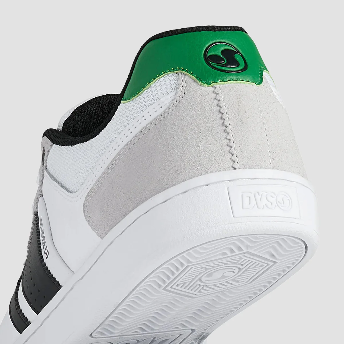 DVS Milan ST Shoes - White/Black/Green - Image 3