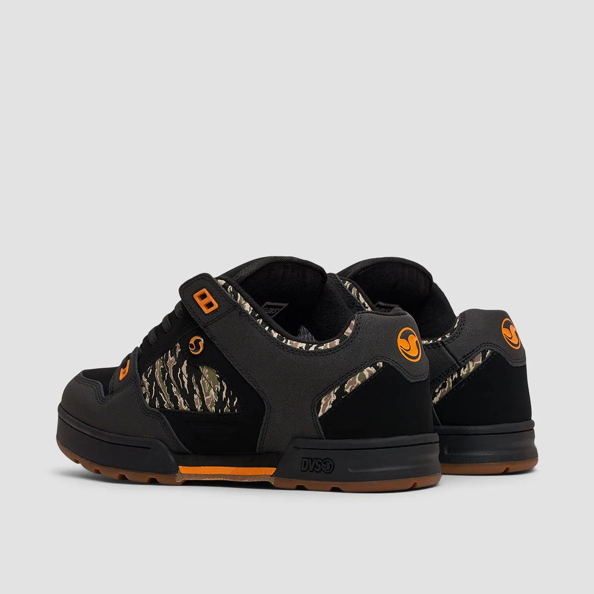 DVS Militia Shoes - Black/Jungle/Camo Nubuck - Image 3