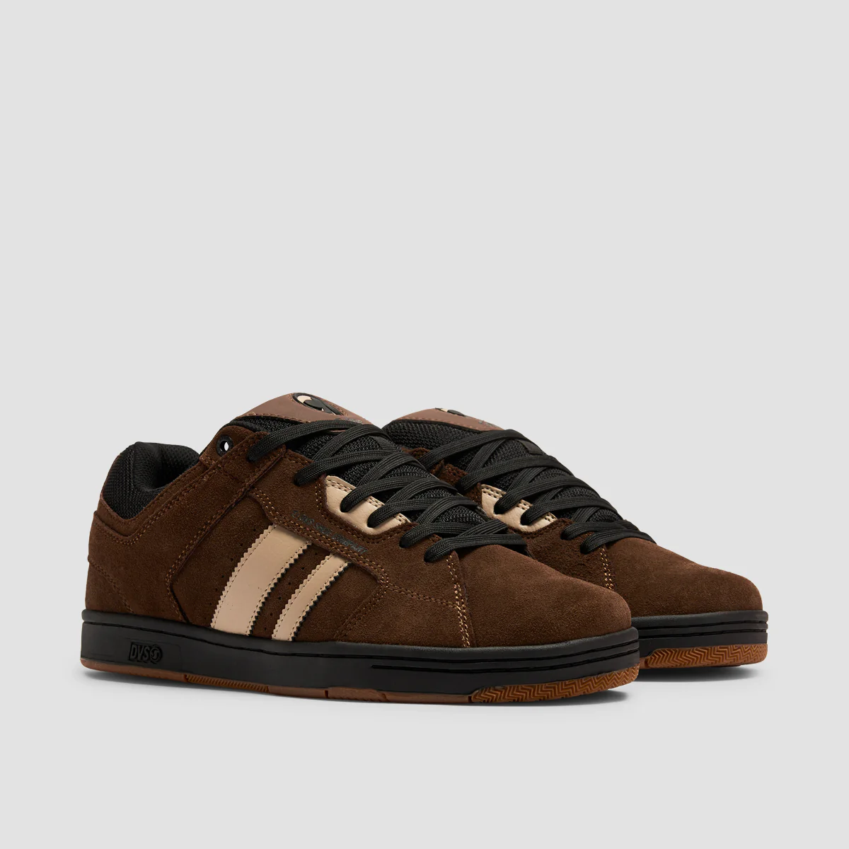 DVS Tactic Shoes - Brown/Taupe/Black Suede - Image 2