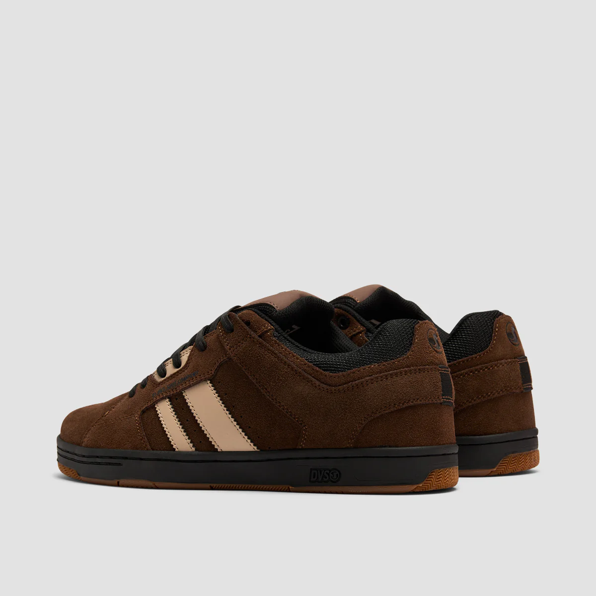 DVS Tactic Shoes - Brown/Taupe/Black Suede - Image 3