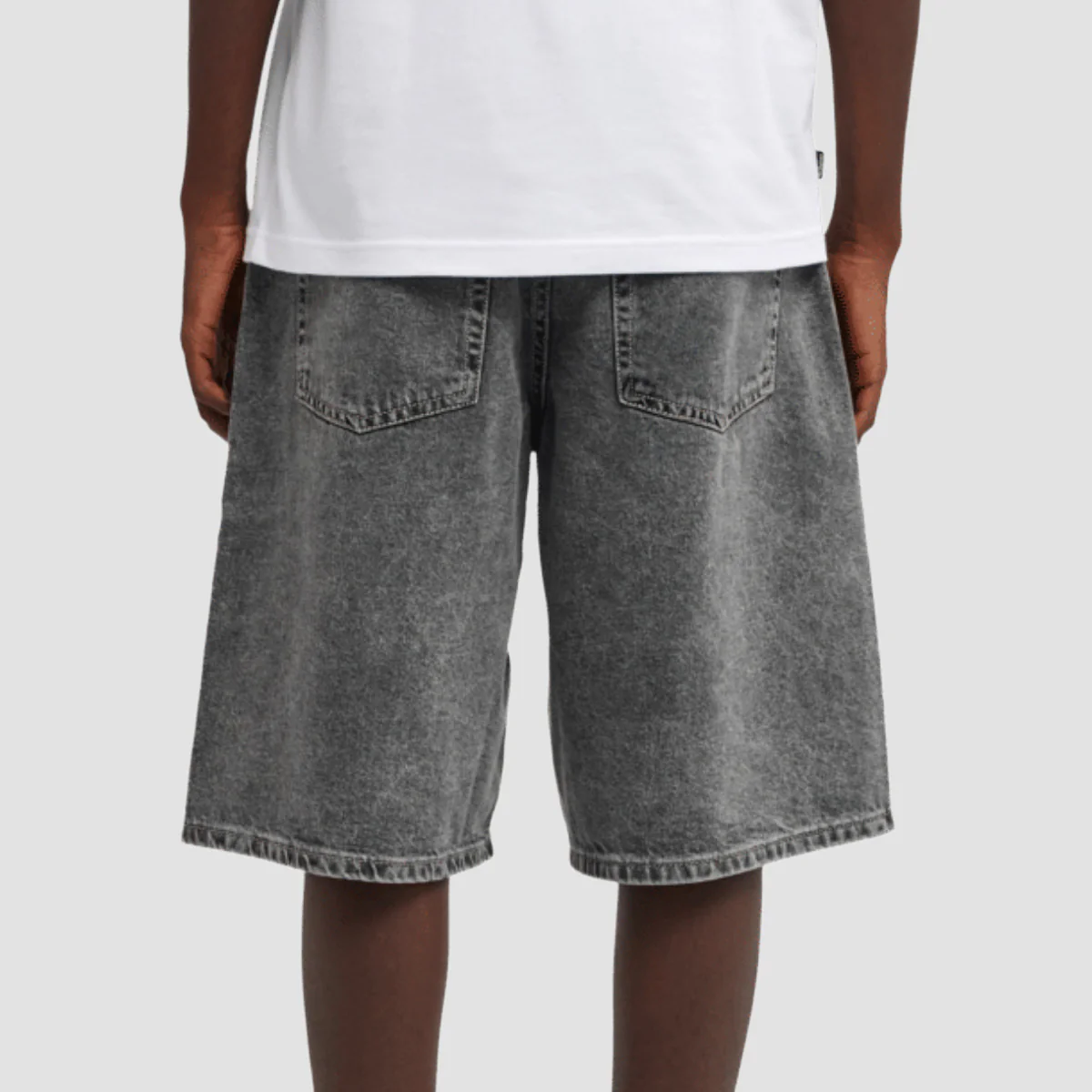 Element Big 5 Denim Shorts Mid Grey Tint - Image 2
