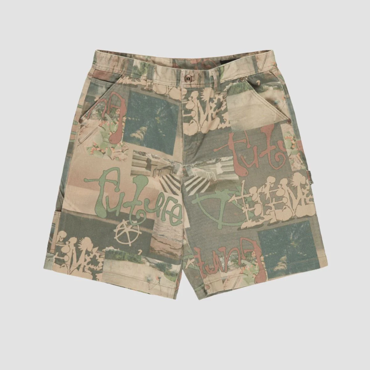 Element Big Carpenter Denim Shorts Scenes Washed - Image 3