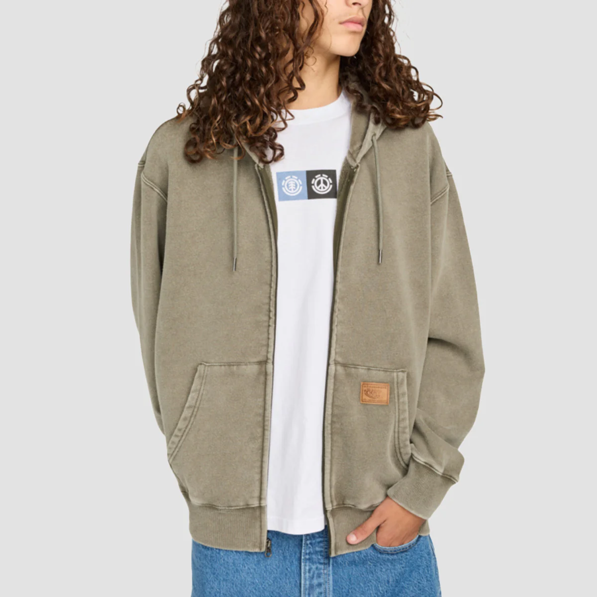 Element Cargo Zip Hoodie Forest Night